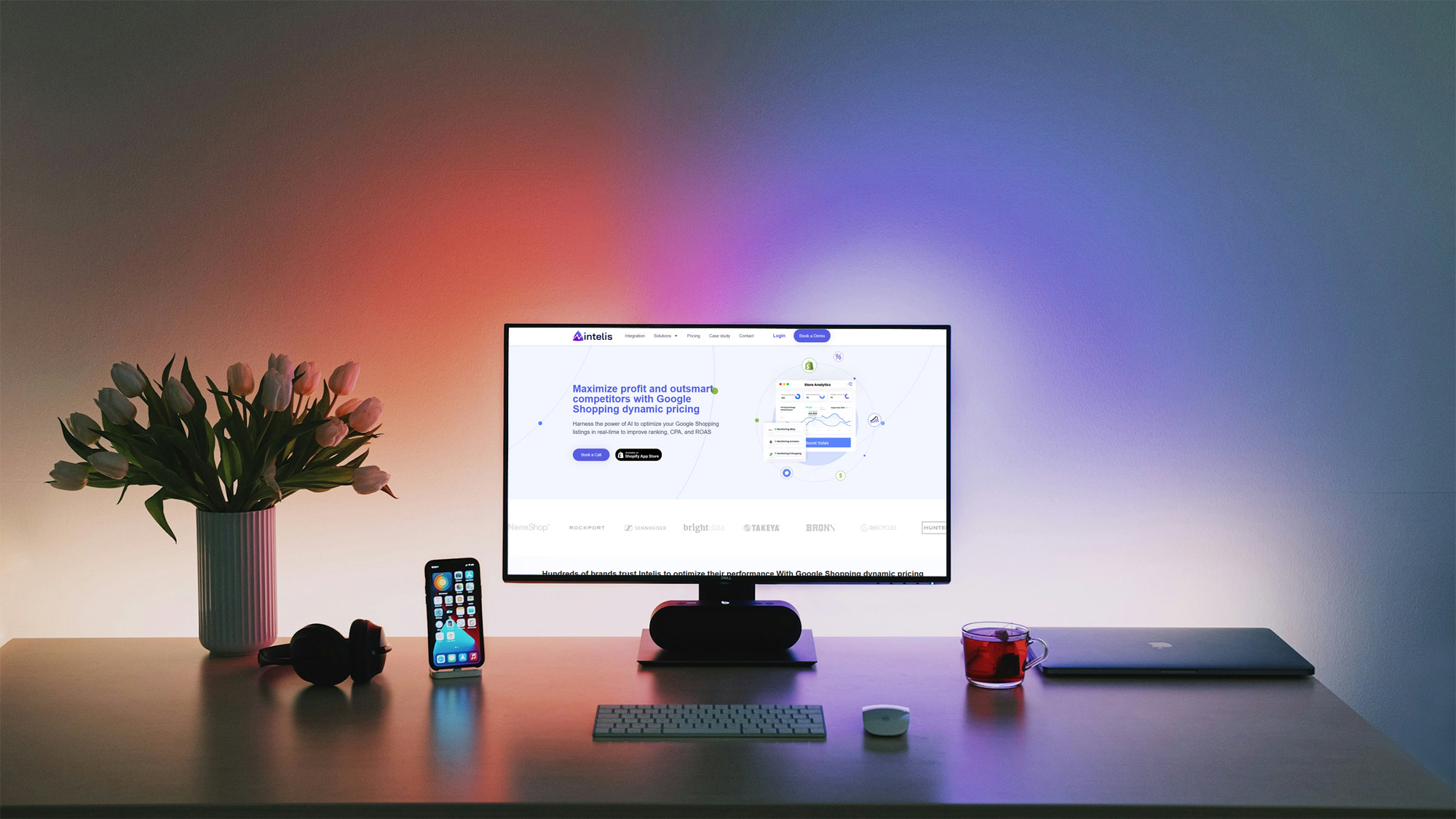 Intelis AI on desktop