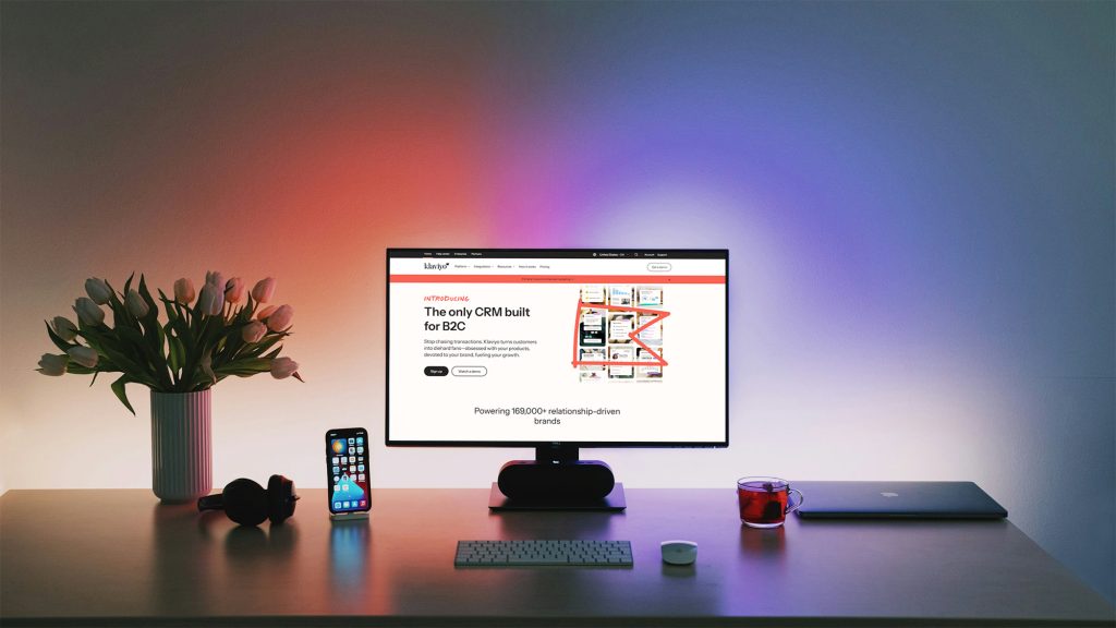 Klaviyo Screenshot on computer